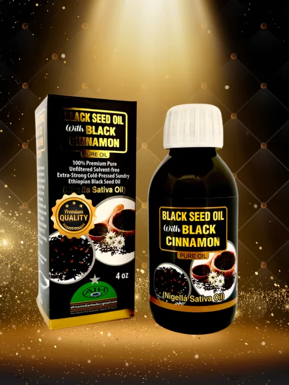 BLACK SEED OIL WITH BLACK CINNAMON