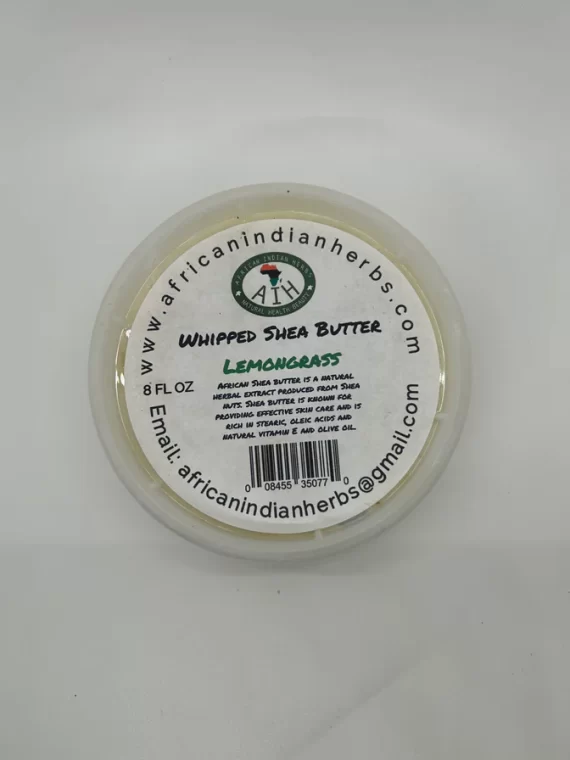 Lemongrass whipped shea butter